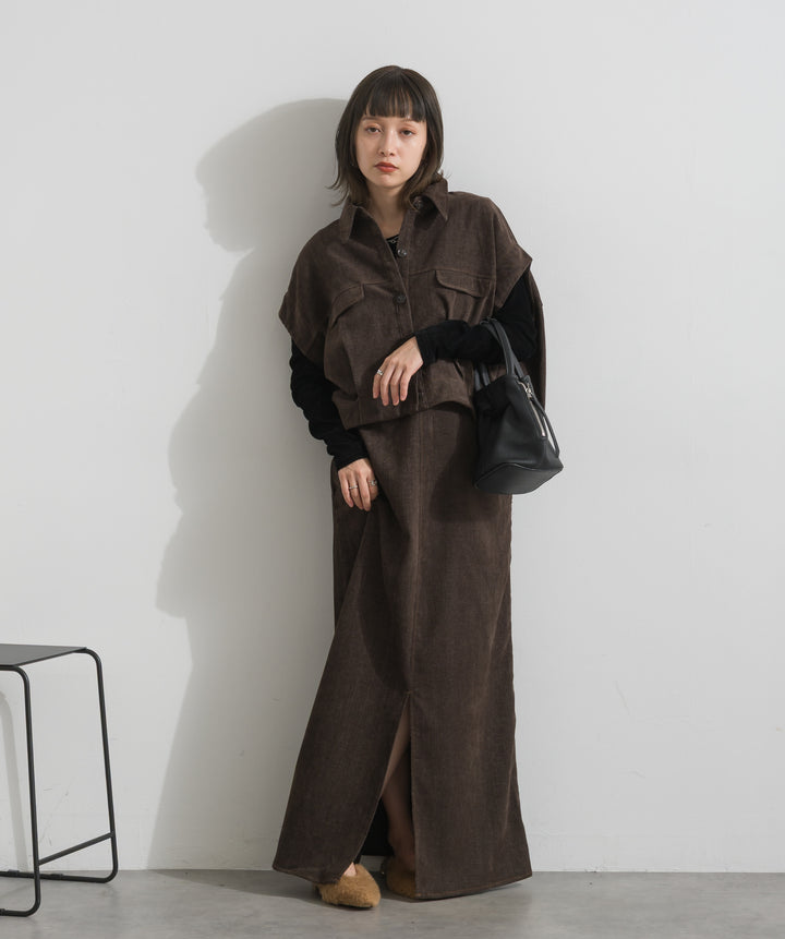 シアーベロアロングスリーブトップス