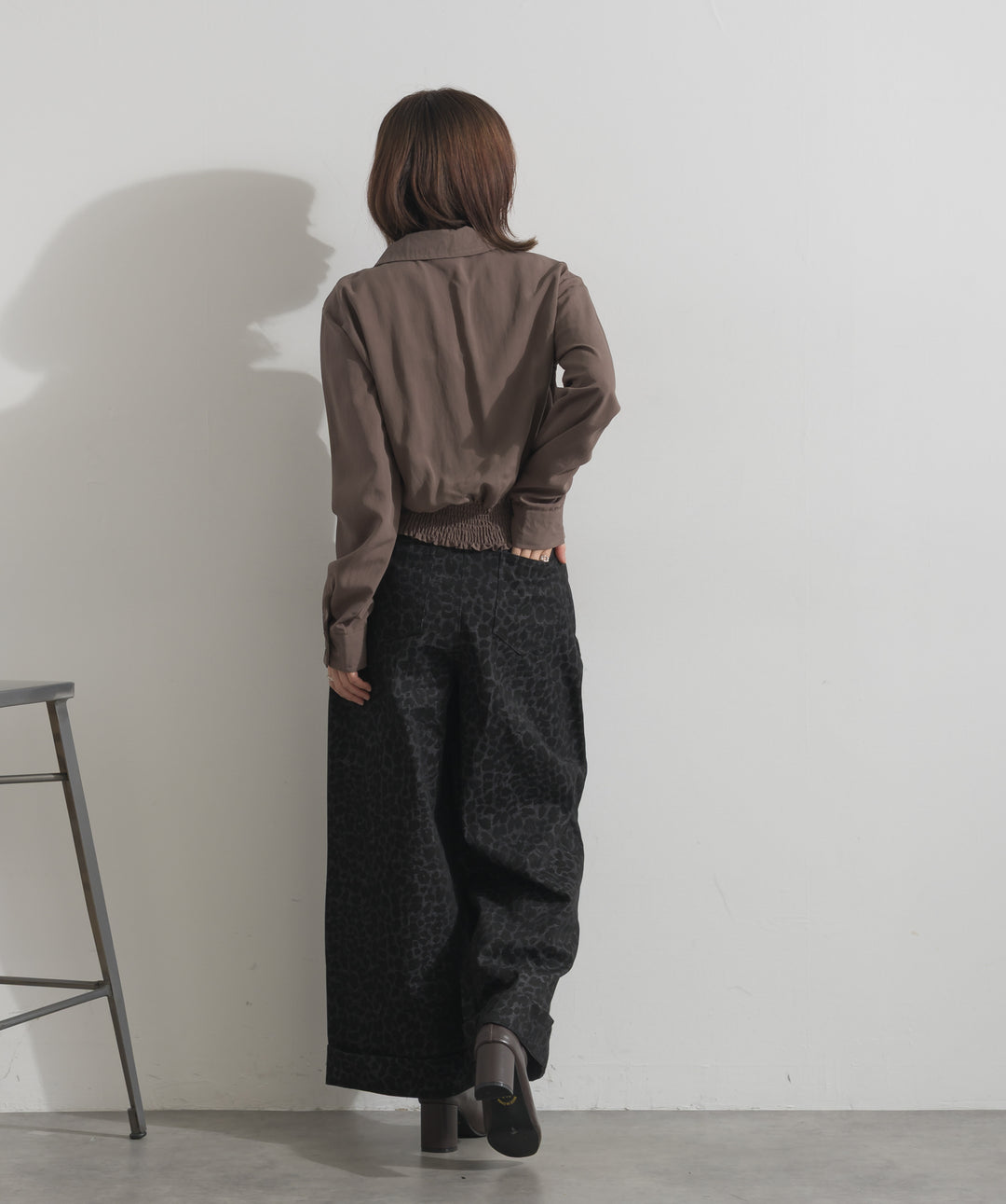 レオパードワイドパンツ