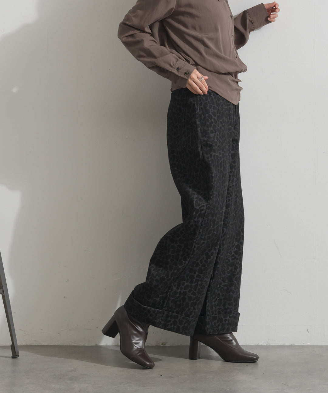 レオパードワイドパンツ