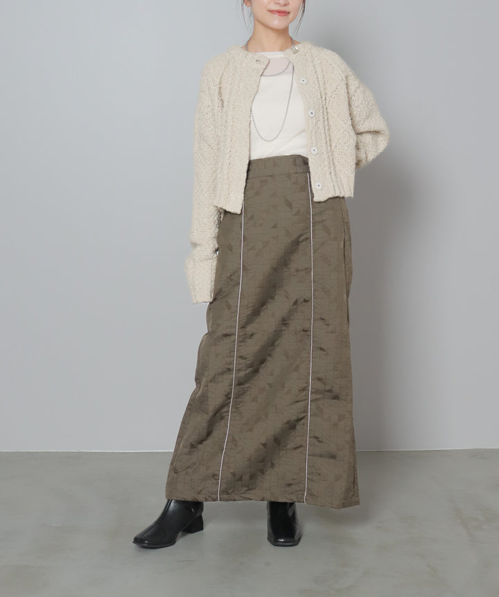 ジオメトリックパイピングスカート